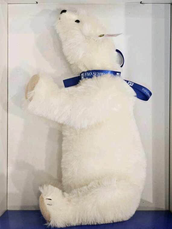 Steiff Polar Bear 1995 - FAO Schwarz Exclusive - Limited