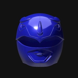 Mighty Morphing Power Rangers - Blauer Waldläufer Helm - 3D Druck Dateien