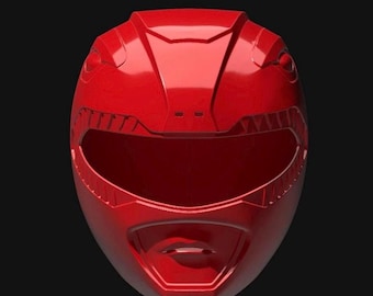 Mighty Morphing Power Rangers - Red Ranger Helmet - 3D Printing Files