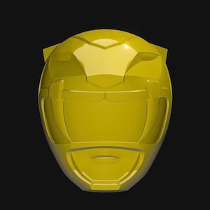 Mighty Morphing Power Rangers - Gelber Ranger Helm - 3D Druckdateien