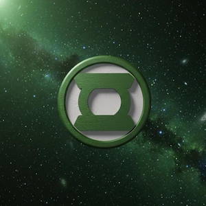 Green Lantern Sector 2814 Emblem 3D File