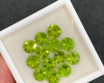 round shape peridot