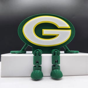 3D Printed Green Bay Packers Little Buddy | Packers Fan Collectible Figurine | NFL Football Desk Decor
