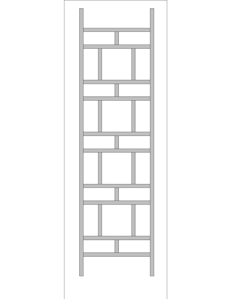 Garden Trellis Kit Single Panel Korean Staggered Aluminum Etsy