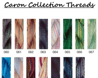 Caron Collection Waterlilies, Wildflowers, Watercolours, Impressions - Colors 060-074 - Variegated Embroidery Threads