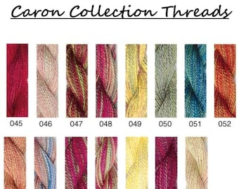 Caron Collection Waterlilies, Wildflowers, Watercolours, Impressions - Colors 045-059 - Variegated Embroidery Threads