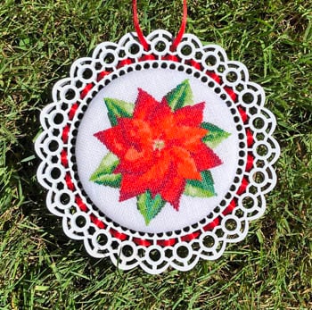 Keslyn's-Poinsettia 101 Ornament