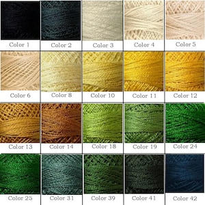 Buy 10 Color Per Set 5 Grams Size 8 Pearl Cotton Embroidery Thread Craft  Needlework Double Mercerized Egyptian Long Staple Cotton Online - 360  Digitizing - Embroidery Designs