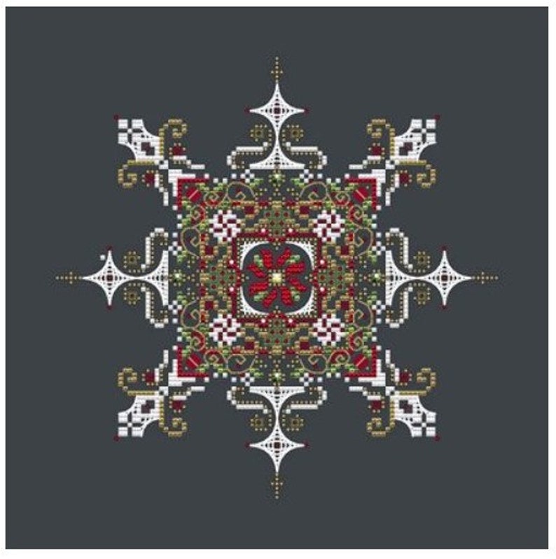 Shannon Christine - Christmas Snowflakes - Cross Stitch Pattern - Etsy