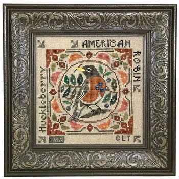 Tellin Emblem-Birdie & Berries-American Robin