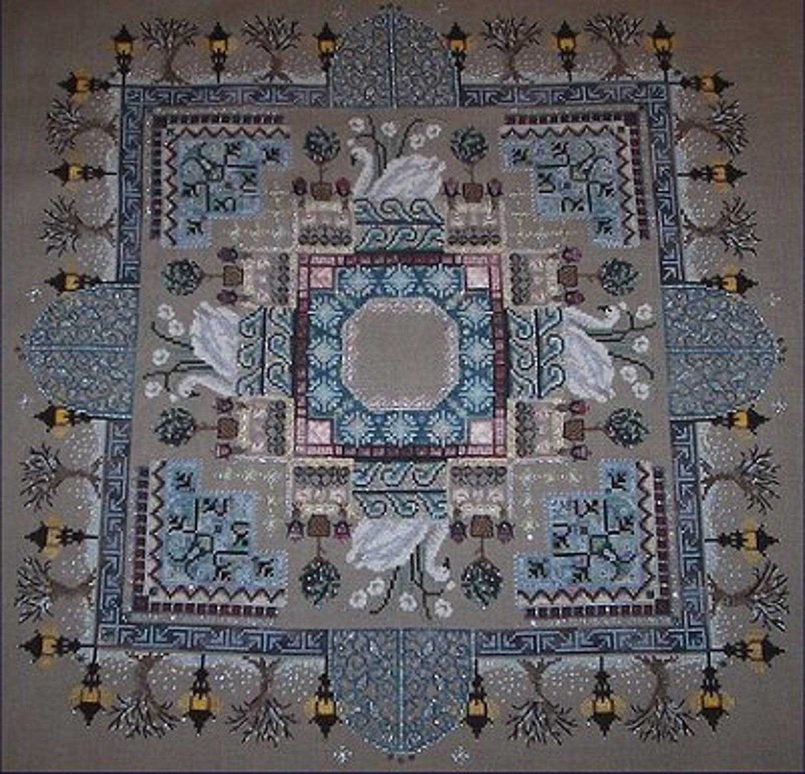 Chatelaine Design Evening in the Park Cross Stitch Pattern Etsy