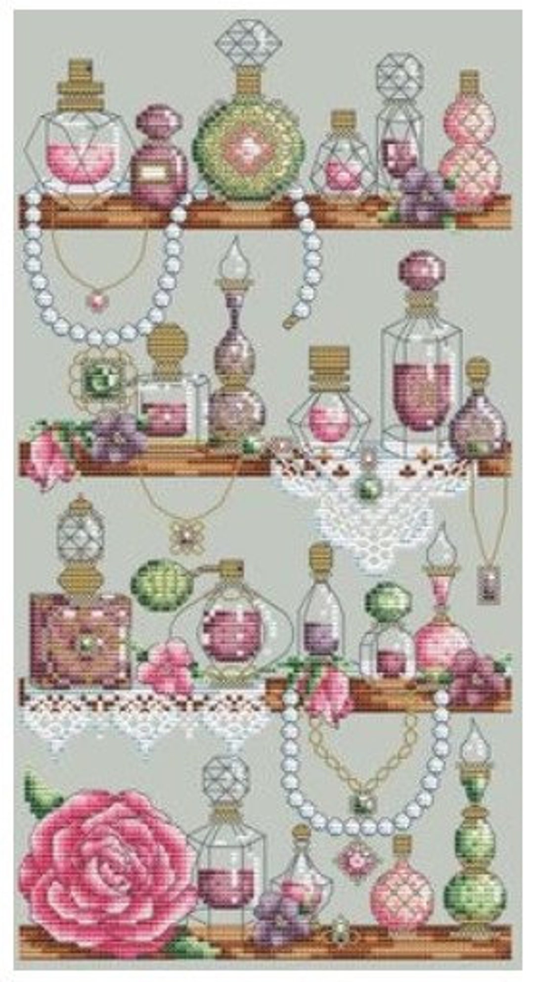 Shannon Christine - Perfume Shelf - Cross Stitch Pattern - Etsy