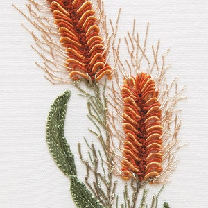 Grevillea Brazilian embroidery kit #1705 - EdMar threads/choose color