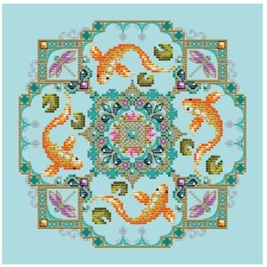 Shannon Christine - Koi Pond - Cross Stitch Pattern
