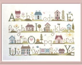 Jardin Prive' - ABC Des Maisons - New Cross Stitch Pattern