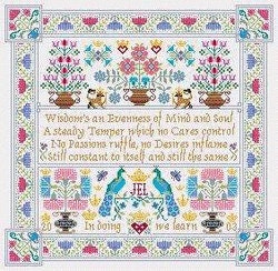 キングダム Buy Long Dog Samplers - Wisdom - Cross Stitch Pattern Online