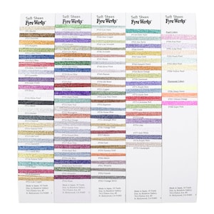 Fils arc-en-ciel pour galerie - Fyre Werks doux lustre - FT1-FT70 ** Couleur au choix**
