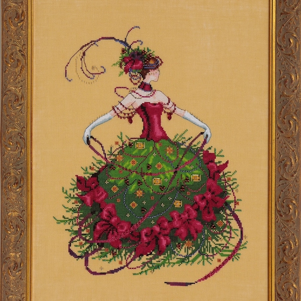 MD148 - Miss Christmas Eve - Paquete de gráficos y adornos Mirabilia (se vende por separado)