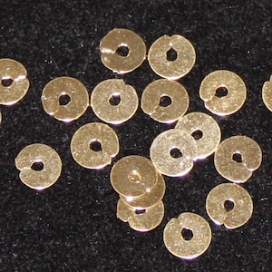 Benton & Johnson Goldwork-Spangles-Gilt metal embroidery supplies-choose size