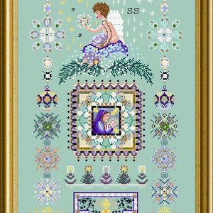 Chatelaine Design - Snowflake Nativity - Cross Stitch Pattern
