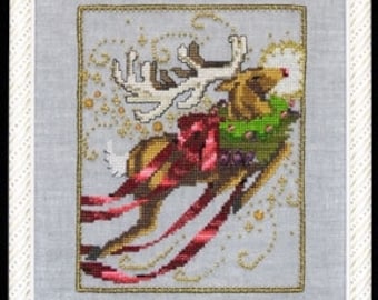 NC121 - Nora Corbett - Rudolph - Christmas Eve Couriers - Pattern and Embellishments