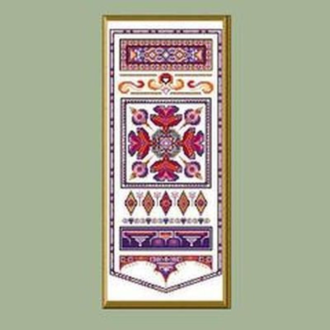 Chatelaine Design Bold Band Sampler 3 Cross Stitch Pattern Etsy