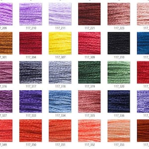 DMC Floss Six Strand 209-501 *Choose Color*