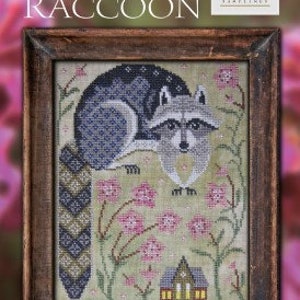 Cottage Garden Samplings - Year In The Woods 4 - The Raccoon - Pattern