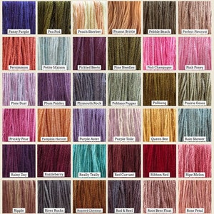 Classic Colorworks - Hand Dyed Cotton Thread - Colors P-R