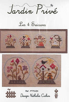 Jardin Prive'-Les 4 Saisons-New Cross Stitch Pattern