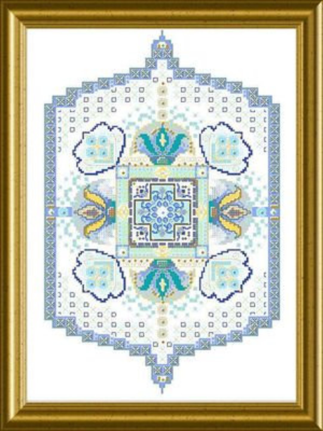 Chatelaine Design the Splendids Blue No. 2 Cross Stitch Pattern Etsy