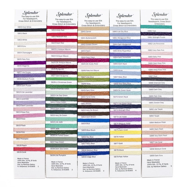 Rainbow Gallery Threads - Elegance - E800-E1138 ** Choose Color**