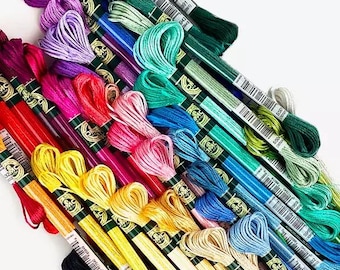DMC Satin Floss Six Strand *Choose from 60 Colors*