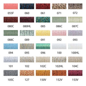 Kreinik Metallic Braid #4 094-1223 **Choose Color**