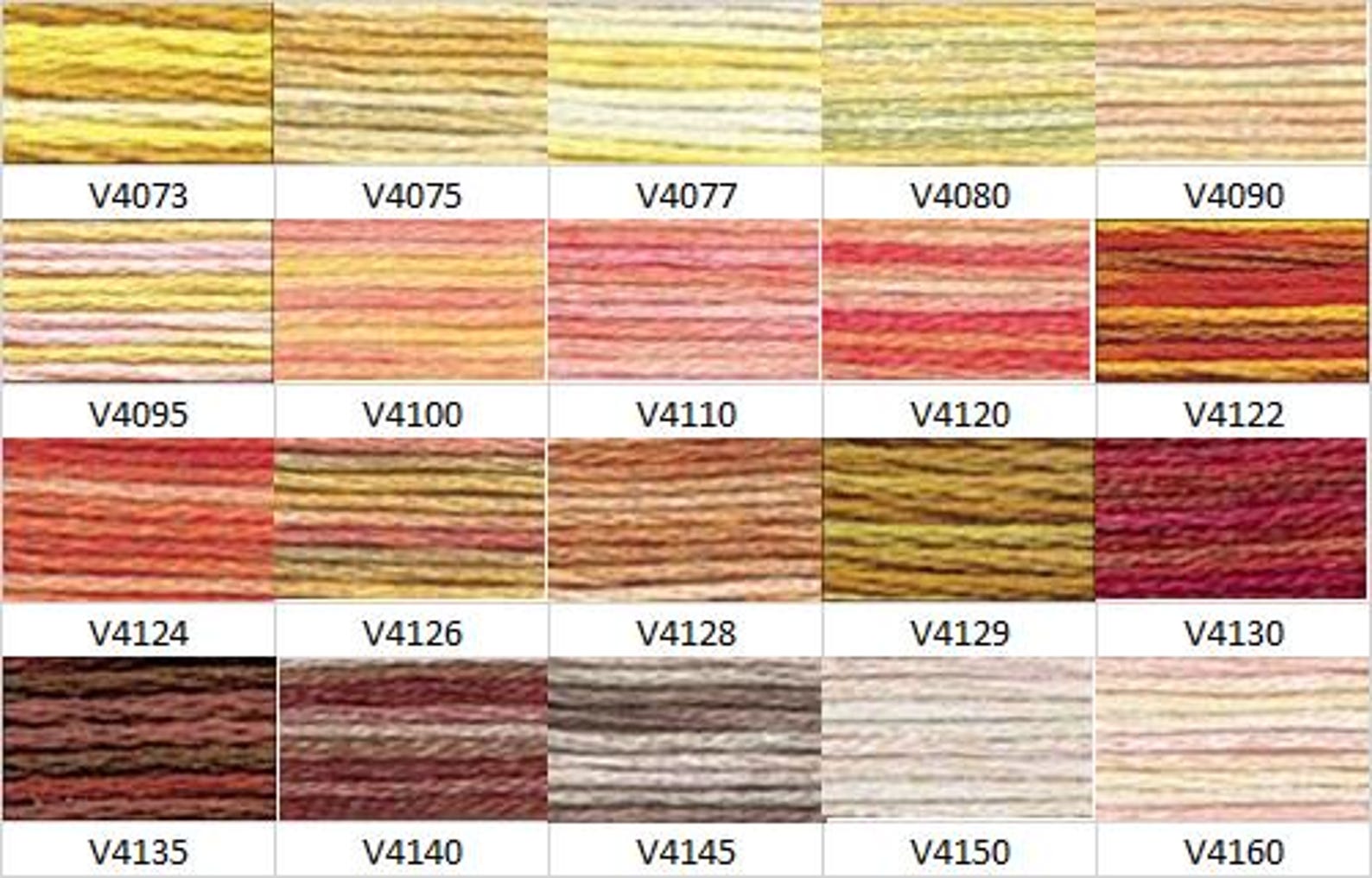 DMC Variations Floss Six Strand *choose From 60 Colors* - Etsy