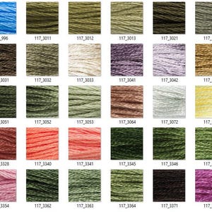 DMC Floss Six Strand 3011-3770 *Choose Color*