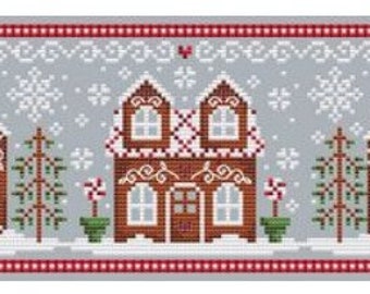 Shannon Christine -  Gingerbread House Full set of 3 designs - Cross Stitch Pattern