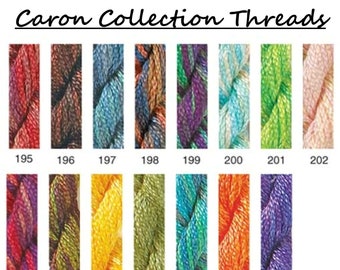 Caron Collection Waterlilies, Wildflowers, Watercolours, Impressions - Colors 195-209 - Variegated