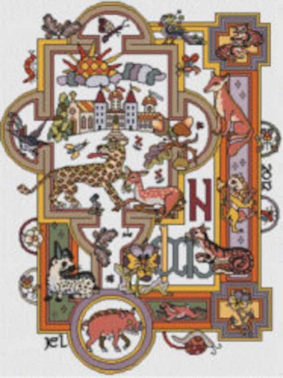Long Dog Samplers - Kells Kritters - Cross Stitch Pattern