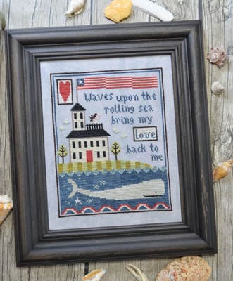Annie Beez Folk Art-Widow's Walk