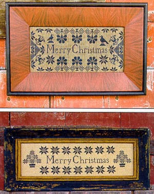 Carriage House Samplings-Quaker Christmas Samplers