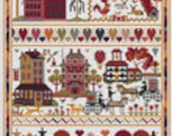 Long Dog Samplers - Quiltz - Cross Stitch Pattern