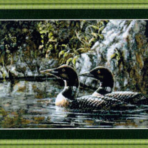 Loon Cross Stitch Pattern Etsy