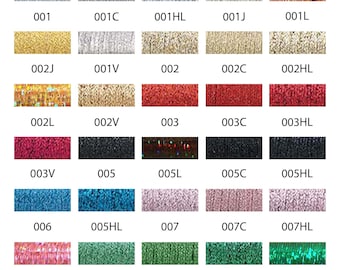 Kreinik Metallic Braid #8 001-033 **Choose Color**