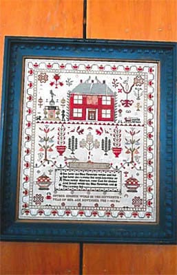 Chessie & Me-Esther Iddison 1834 Sampler