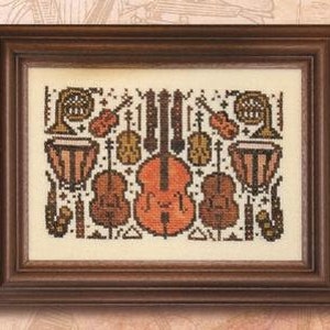 Ink Circles  - Arranging for Orchestra - Cross Stitch Pattern