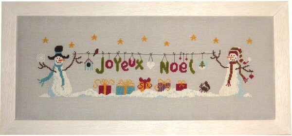 Jardin Prive'-Message De Noel-New Cross Stitch Pattern