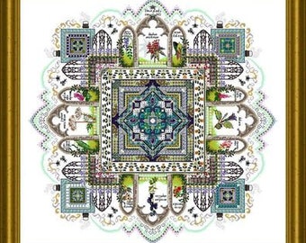Chatelaine Design - Poison Garden Mandala - Cross Stitch Pattern