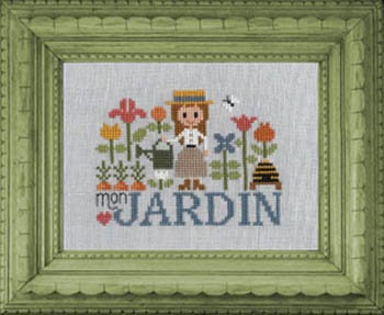 Jardin Prive'-Mon Jardin-New Cross Stitch Pattern