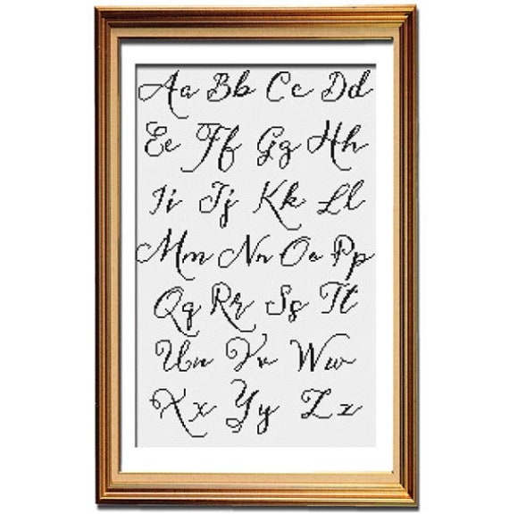 Peacock & Fig - Vintage Sass Alphabet 2 - Counted Cross Stitch